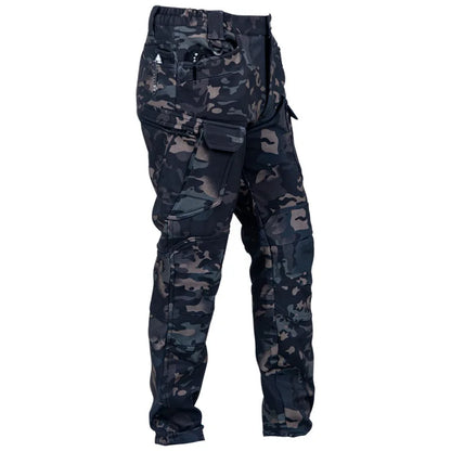 Mens Oversized Fleece Pant For Winter Tactical Joggers Outdoor Camping Ripstop Cargo Pants Working Clothing Hiking Camo Trousers