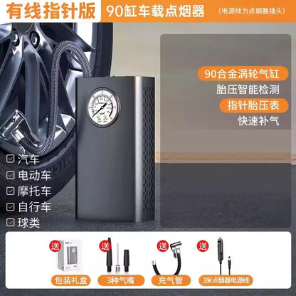 Car Mounted Wireless Inflation Pump, Portable Air Pump, Electric Small Car, Tire Inflator for Inflation