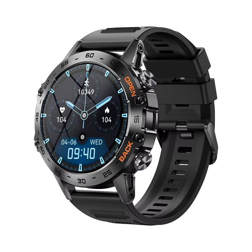 Steel 1.39 Bluetooth Call Smart Watch Men Sports Fitness Tracker Watches IP67 Waterproof Smartwatch for Android IOS MD52